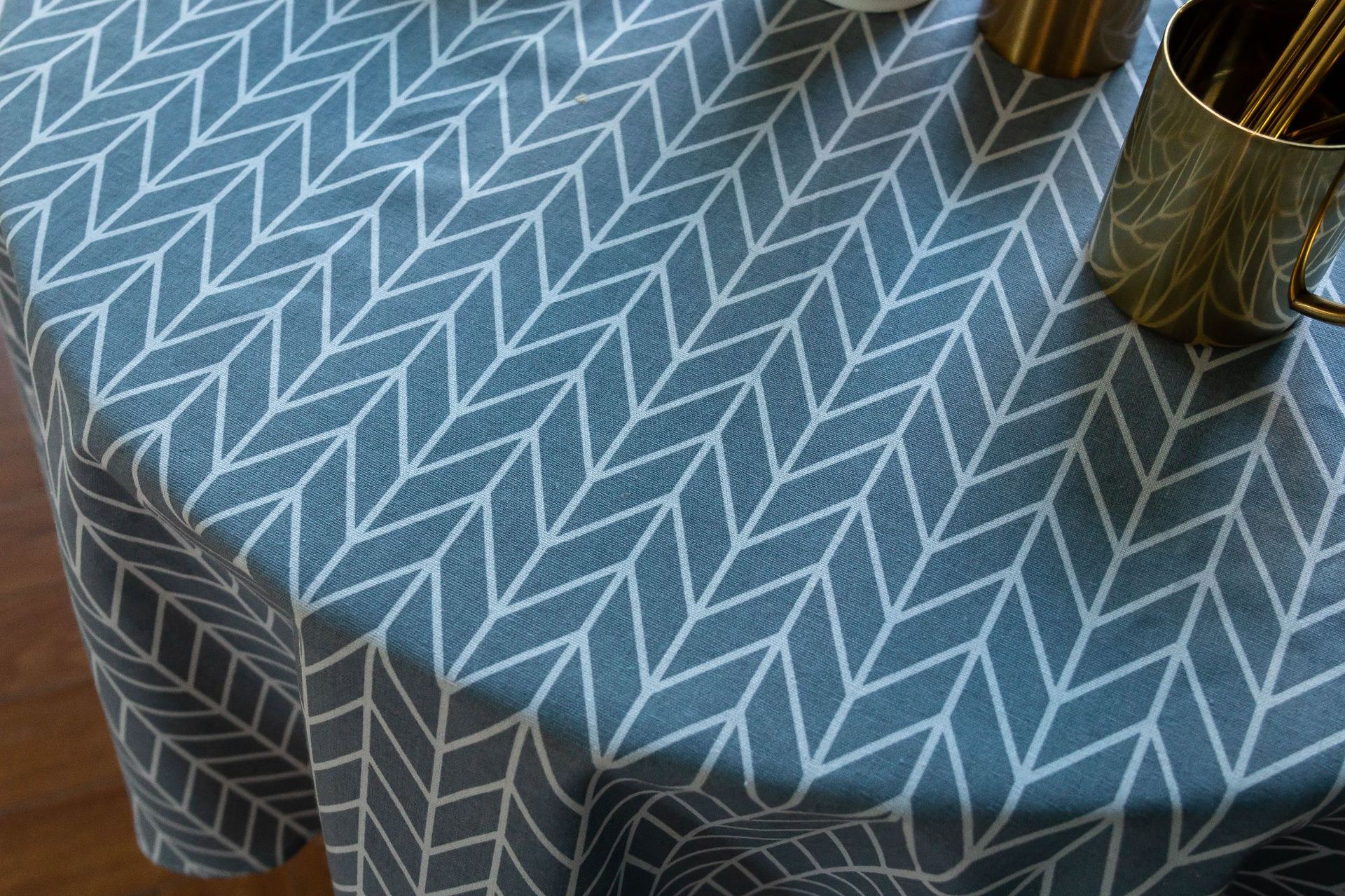 Cotton and Linen Round Tablecloth Ⅱ